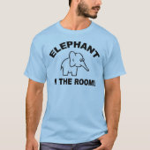 Elefant im Zimmer T-Shirt (Vorderseite)