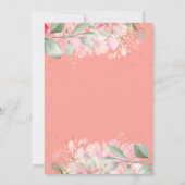 Elefant in Auto-Flora-Laufwerk mit Babydusche Einladung (Rückseite)