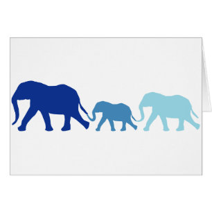 Elefant in Blau