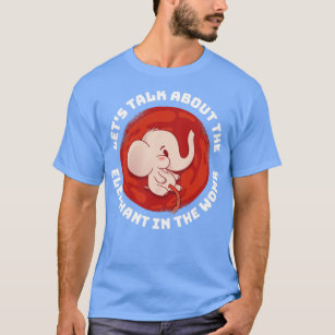 Elefant in der Frau lustiges Elefantengeschenk T-Shirt