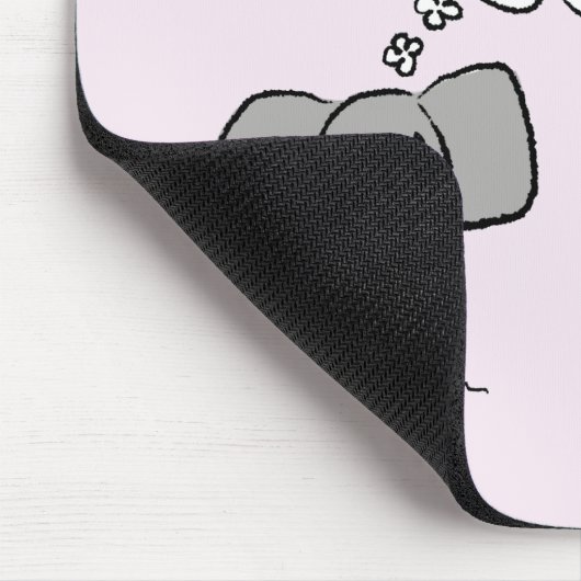 Elefant in der Liebe Mousepad (Ecke)