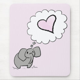 Elefant in der Liebe Mousepad