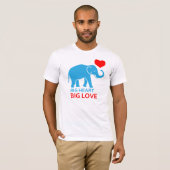 Elefant in der Liebe T-Shirt (Vorne ganz)