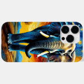 Elefant in der Sternennacht Case-Mate iPhone Hülle (Rückseite (Horizontal))