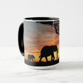 Elefant in der wilden Tasse (Vorderseite Links)