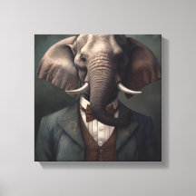 Elefant in einem Anzug | Tierart | Tier in einem A