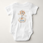 Elefant in Hot-Air-Balloon Baby Bodysuit Baby Strampler (Rückseite)