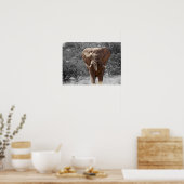 Elefant in Namibia Poster (Küche)