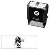 Elefant in Pajamas Permastempel (Beispiel)