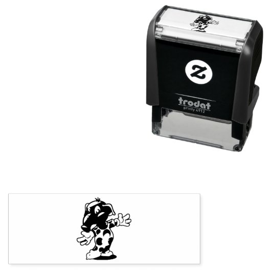 Elefant in Pajamas Permastempel (Beispiel)