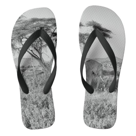 Elefant in Samburu Badesandalen (Fußbett)