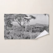 Elefant in Samburu Badhandtuch Set (Handtuch)