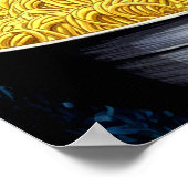 Elefant in Spaghetti Poster Wand an Wand (Ecke)