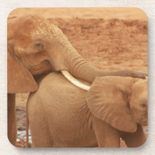 Elefant individuell anpassen DIY Jahrestage Untersetzer