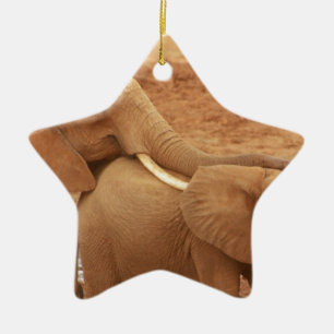 Elefant individuell personalisieren diy Jahrestage Keramik Ornament