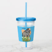 Elefant inspiriert acryltrinkbecher (Vorderseite)