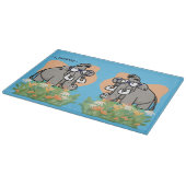 Elefant inspiriert schneidebrett (Ecke)