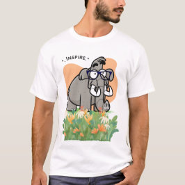 Elefant inspiriert T-Shirt