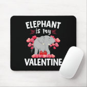Elefant ist mein Valentinstag Frohen Valentinstag Mousepad (Mit Mouse)