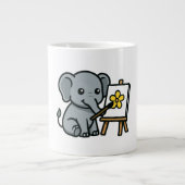 Elefant Jumbo-Tasse (Vorderseite)