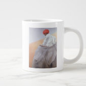 Elefant-Junge Jumbo-Tasse (Rechts)