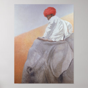 Elefant-Junge Poster