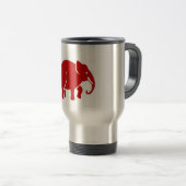 Elefant-Kaffee-Tasse Reisebecher (VorderseiteRechts)