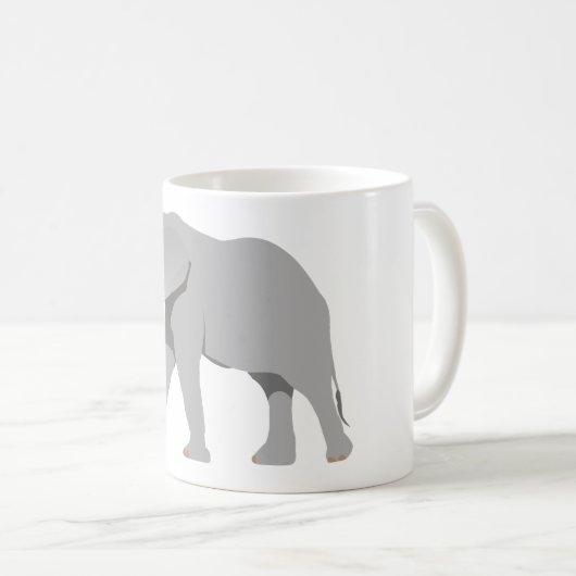 Elefant Kaffeetasse (VorderseiteRechts)