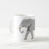 Elefant Kaffeetasse (Vorderseite Links)