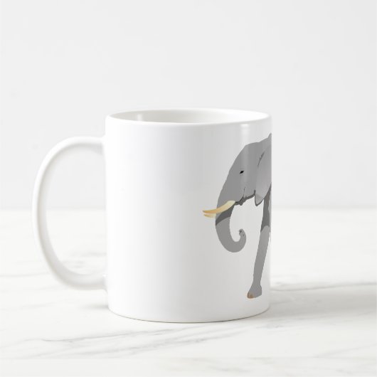 Elefant Kaffeetasse (Links)