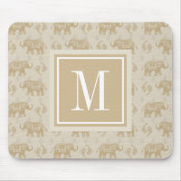 Elefant-kakifarbiges Wohnwagen-Muster des