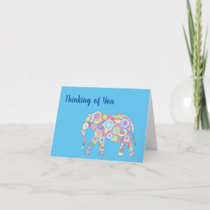 Elefant Karte für dich