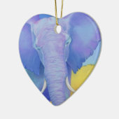 Elefant Keramik Ornament (Links)