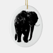 Elefant Keramik Ornament (Rechts)