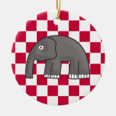 Elefant Keramikornament (Vorne)
