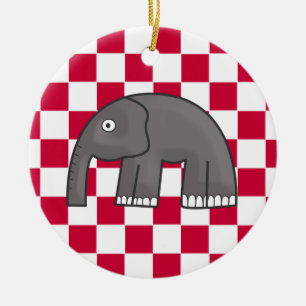 Elefant Keramikornament