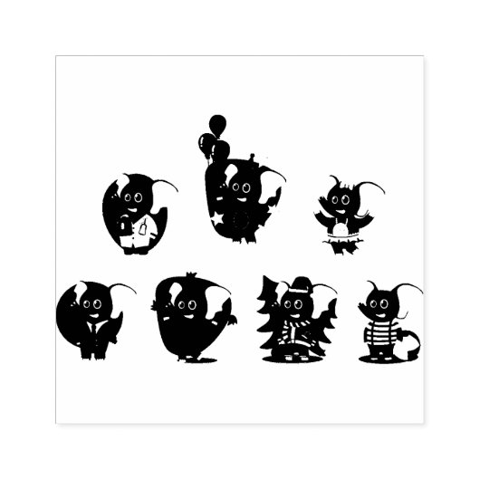 Elefant-Kind Gummistempel (Prägung)