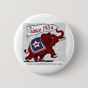 Elefant-Kinderknopf Button