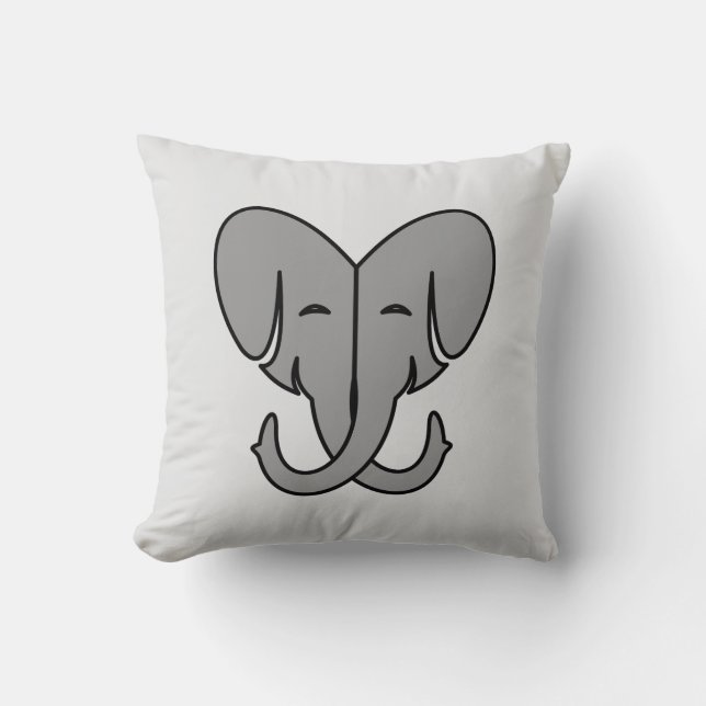 Elefant Kissen (Vorderseite)
