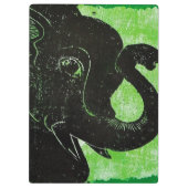 Elefant-Klemmbrett Klemmbrett (Rückseite)