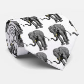 Elefant Krawatte (Gerollt)
