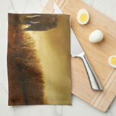 Elefant-Kunst Küchentuch (Viertel Falte)