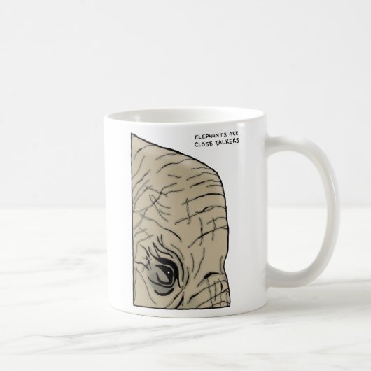 Elefant-Lappalien Kaffeetasse (Rechts)