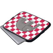 Elefant Laptopschutzhülle (Vorne Knopf)