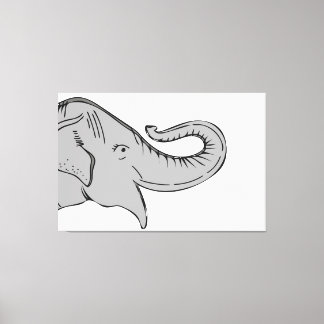 Elefant-Leinwand Leinwanddruck