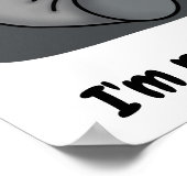 Elefant lesen: Ich bin Nackte für Bücher Poster (Ecke)