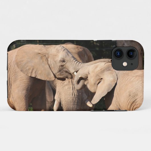Elefant-Liebe Case-Mate iPhone Hülle (Rückseite (Horizontal))