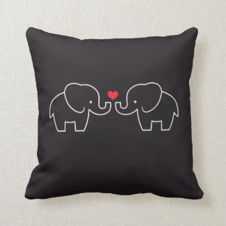 Elefant-Liebe-Kissen Kissen