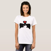 Elefant-Liebe-Mädchent-stück T-Shirt (Vorne ganz)