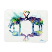 Elefant Liebe Magnet (Horizontal)